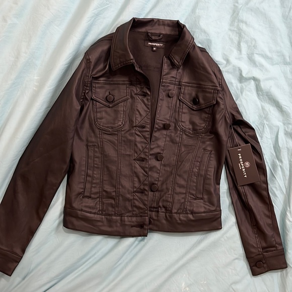 Prosperity Riley Coated Denim Jacket - Picture 1 of 4